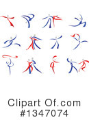 Dancing Clipart #1347074 by Vector Tradition SM