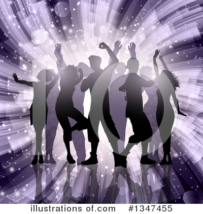 Royalty-Free (RF) Dancing Clipart Illustration by KJ Pargeter - Stock Sample #1347455