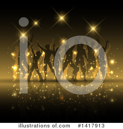 Party People Clipart #1417913 by KJ Pargeter