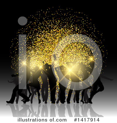 Party People Clipart #1417914 by KJ Pargeter