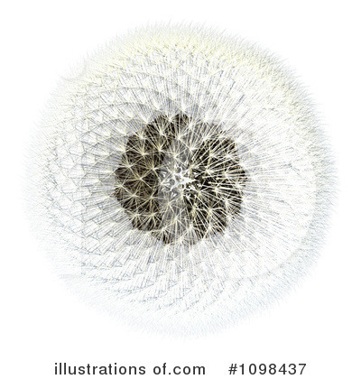 Dandelions Clipart #1098437 by Leo Blanchette