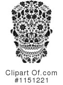 Day Of The Dead Clipart #1151221 by lineartestpilot