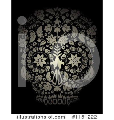 Royalty-Free (RF) Day Of The Dead Clipart Illustration by lineartestpilot - Stock Sample #1151222