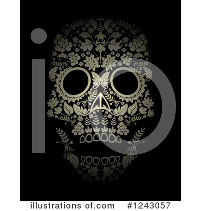 Royalty-Free (RF) Day Of The Dead Clipart Illustration by lineartestpilot - Stock Sample #1243057