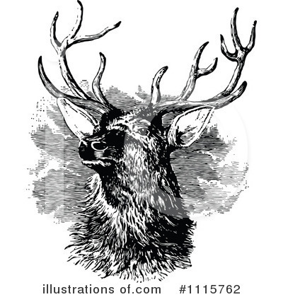 Deer Clipart #1115762 by Prawny Vintage