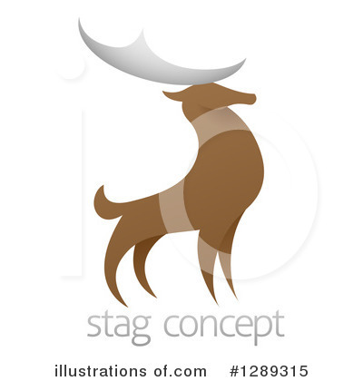Royalty-Free (RF) Deer Clipart Illustration by AtStockIllustration - Stock Sample #1289315