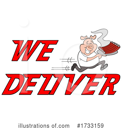 Delivery Clipart #1733159 by LaffToon