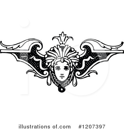 Royalty-Free (RF) Design Element Clipart Illustration by Prawny Vintage - Stock Sample #1207397