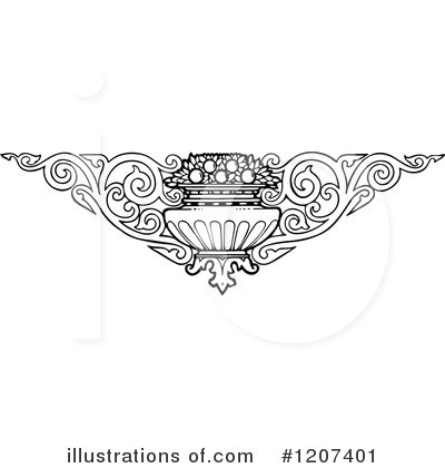 Royalty-Free (RF) Design Element Clipart Illustration by Prawny Vintage - Stock Sample #1207401