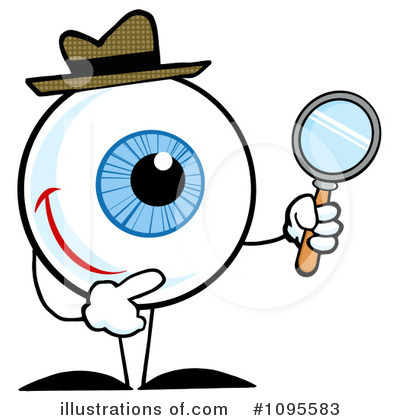 Magnifying Glass Clipart #1095583 by Hit Toon