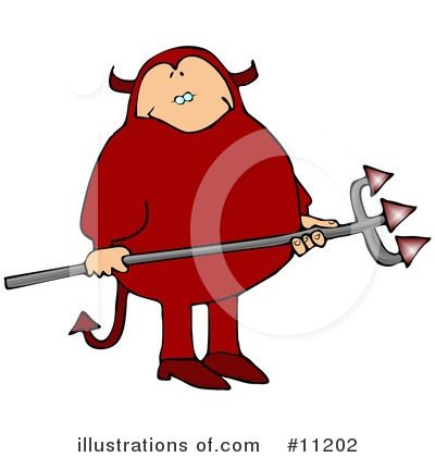 Royalty-Free (RF) Devil Clipart Illustration by djart - Stock Sample #11202