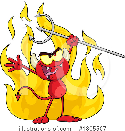 Flames Clipart #1805507 by Hit Toon
