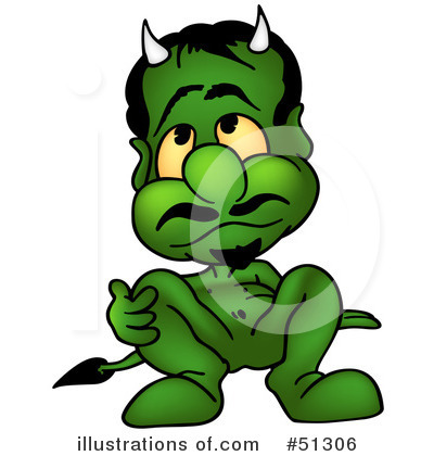 Royalty-Free (RF) Devil Clipart Illustration by dero - Stock Sample #51306