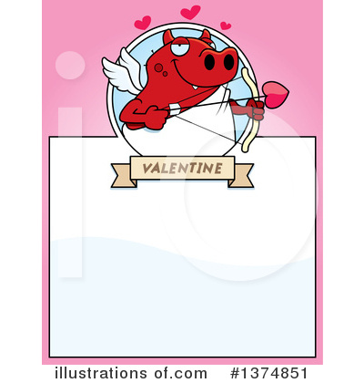 Devil Cupid Clipart #1374851 by Cory Thoman