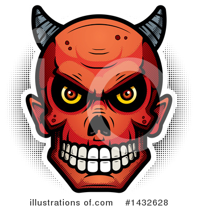 Skull Clipart #1432628 by Cory Thoman