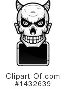 Devil Skull Clipart #1432639 by Cory Thoman