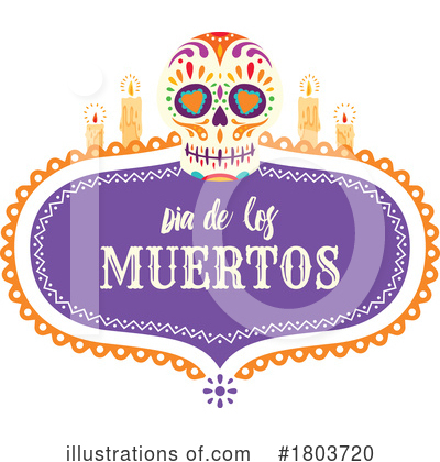 Royalty-Free (RF) Dia De Los Muertos Clipart Illustration by Vector Tradition SM - Stock Sample #1803720