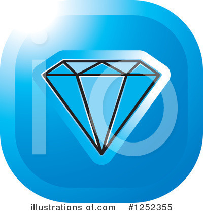 Diamond Clipart #1252355 by Lal Perera