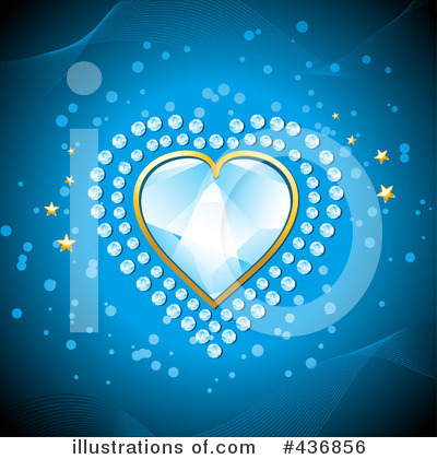 Diamond Heart Clipart #436856 by elaineitalia