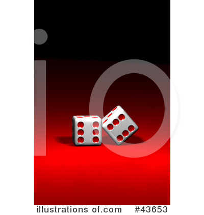 Royalty-Free (RF) Dice Clipart Illustration by stockillustrations - Stock Sample #43653