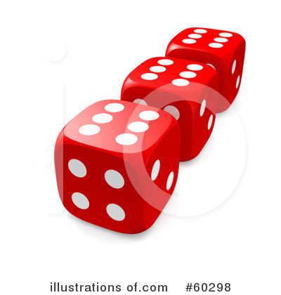 Dice Clipart #45007 - Illustration by Jiri Moucka