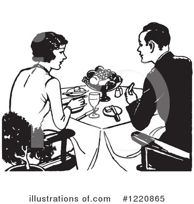 Royalty-Free (RF) Dining Clipart Illustration by Picsburg - Stock Sample #1220865