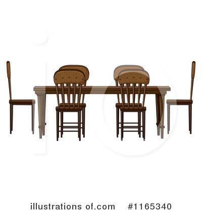 dining room table clipart