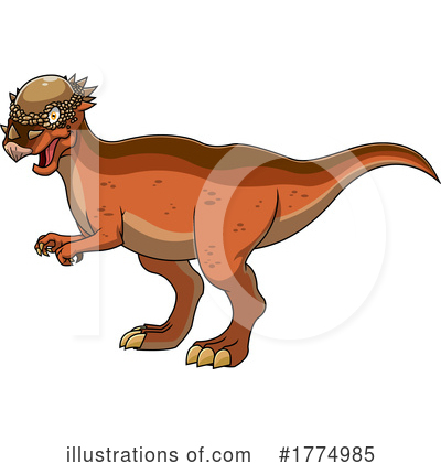 Dinosaurs Clipart #1774985 by Hit Toon