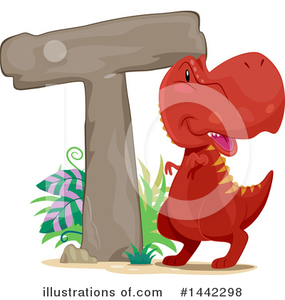 T Rex Clipart #1442298 by BNP Design Studio