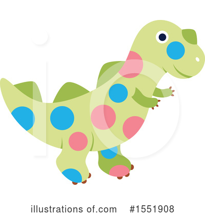 Dinosaur Clipart #1551908 by Cherie Reve