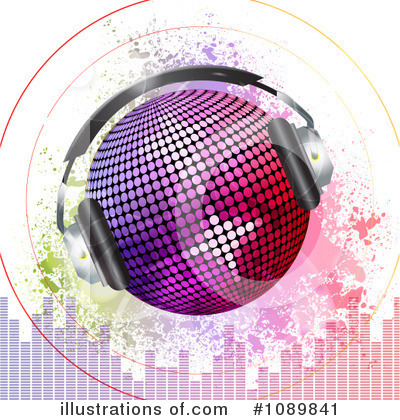 Royalty-Free (RF) Disco Ball Clipart Illustration by elaineitalia - Stock Sample #1089841