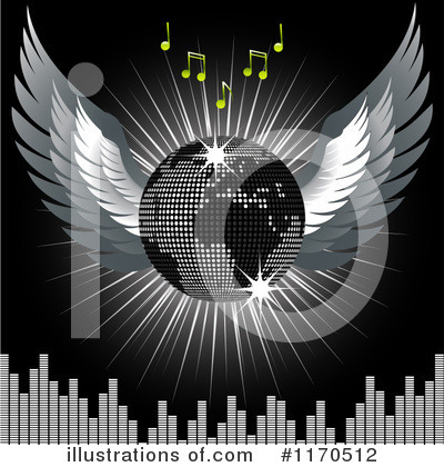 Music Notes Clipart #1170512 by elaineitalia