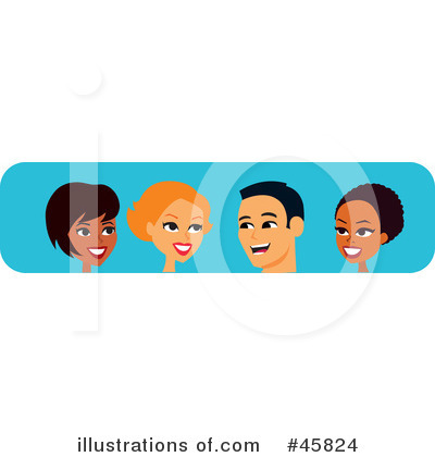Diversity Clipart #45824 by Monica