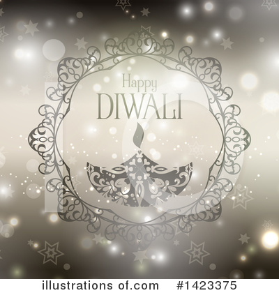 Royalty-Free (RF) Diwali Clipart Illustration by KJ Pargeter - Stock Sample #1423375
