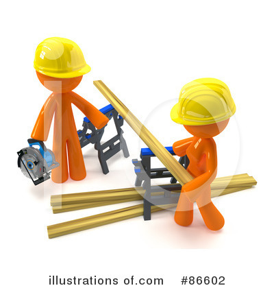 Orange Design Mascot Clipart #86602 by Leo Blanchette