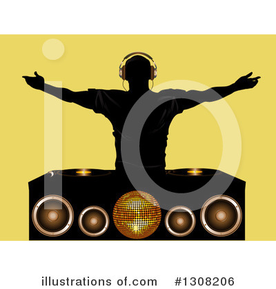 Disco Ball Clipart #1308206 by elaineitalia