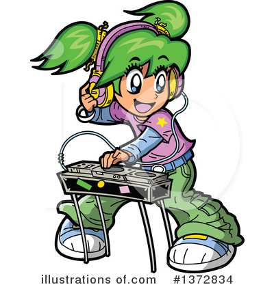 Musician Clipart #1372834 by Clip Art Mascots