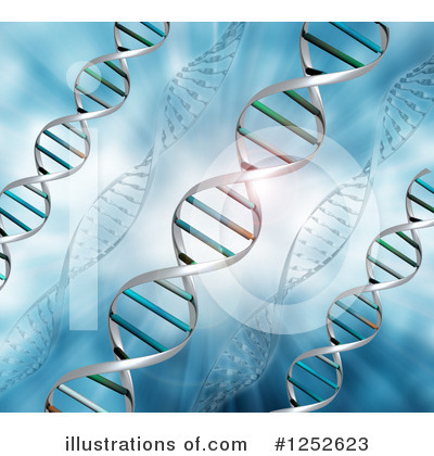 Royalty-Free (RF) Dna Clipart Illustration by KJ Pargeter - Stock Sample #1252623