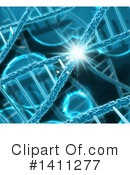 Dna Clipart #1411277 by KJ Pargeter