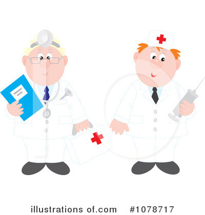 Royalty-Free (RF) Doctor Clipart Illustration by Alex Bannykh - Stock Sample #1078717