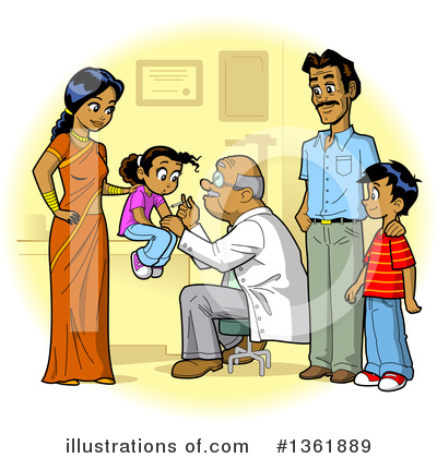 Pediatrician Clipart #1361889 by Clip Art Mascots