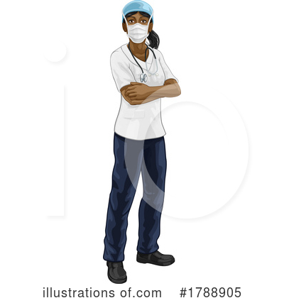Nurse Clipart #1788905 by AtStockIllustration