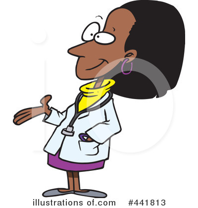 Royalty-Free (RF) Doctor Clipart Illustration by toonaday - Stock Sample #441813