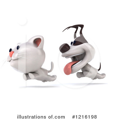 Cat And Dog Clipart #1165434 - Illustration by Julos