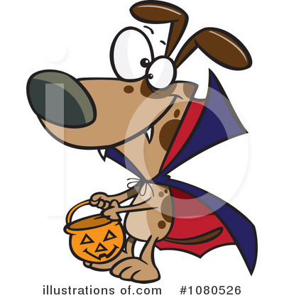 Royalty-Free (RF) Dog Clipart Illustration by toonaday - Stock Sample #1080526