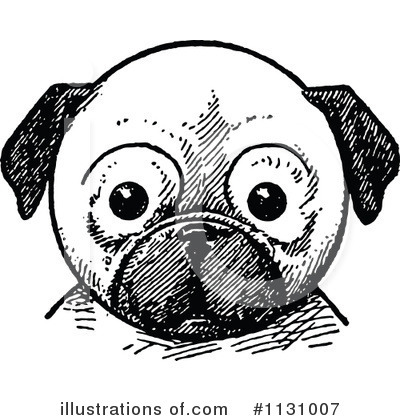 Royalty-Free (RF) Dog Clipart Illustration by Prawny Vintage - Stock Sample #1131007