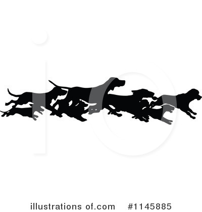 Royalty-Free (RF) Dog Clipart Illustration by Prawny Vintage - Stock Sample #1145885
