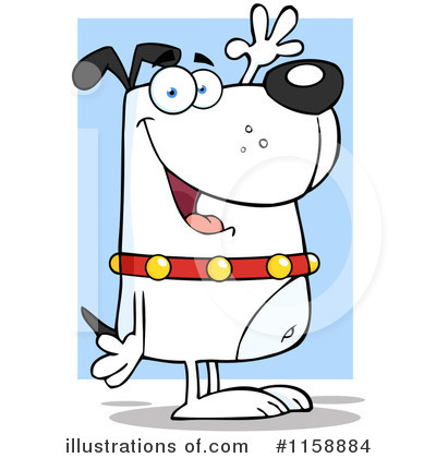 Royalty-Free (RF) Dog Clipart Illustration by Hit Toon - Stock Sample #1158884