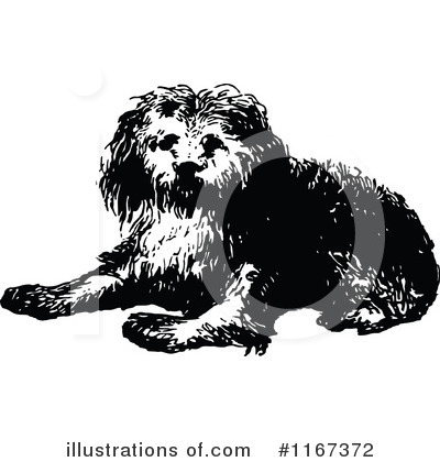 Royalty-Free (RF) Dog Clipart Illustration by Prawny Vintage - Stock Sample #1167372