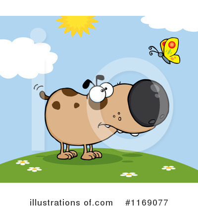 Royalty-Free (RF) Dog Clipart Illustration by Hit Toon - Stock Sample #1169077